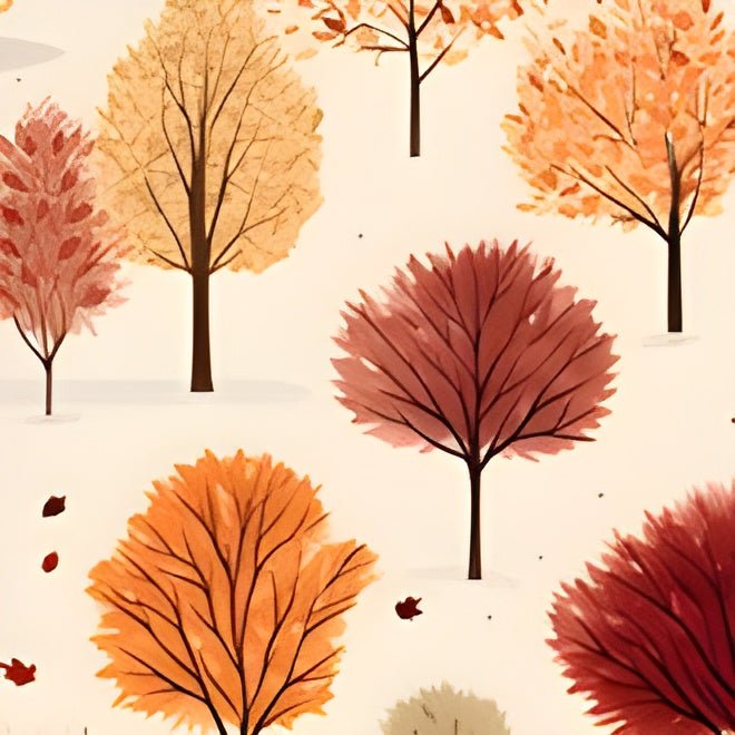 Gradient Grove Collection: Autumn's Diverse Palette Collection - Pattern Symphony