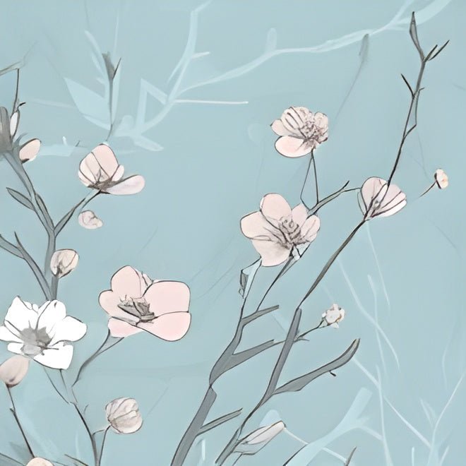 Sakura Serenity - Japanese Cherry Blossom Collection - Pattern Symphony