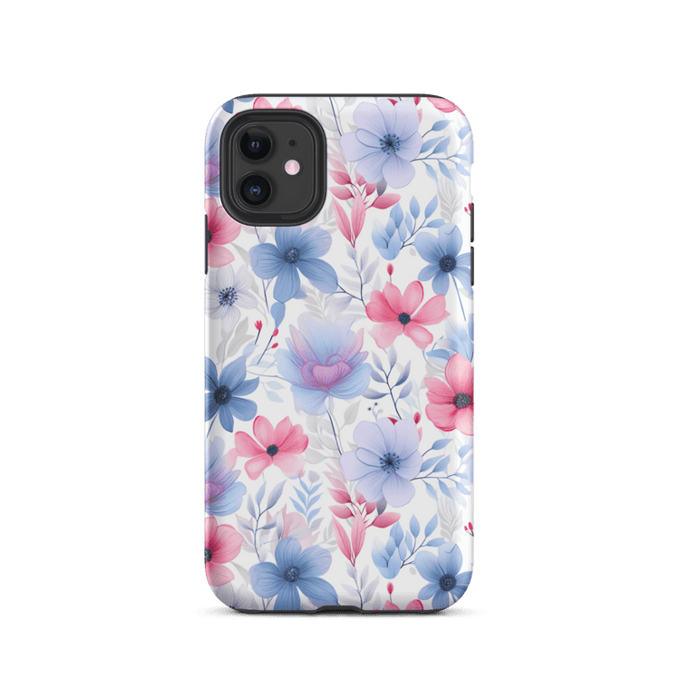 iPhone 11 Phone Case with Pattern Symphony's Signature Floral Whispers Pattern