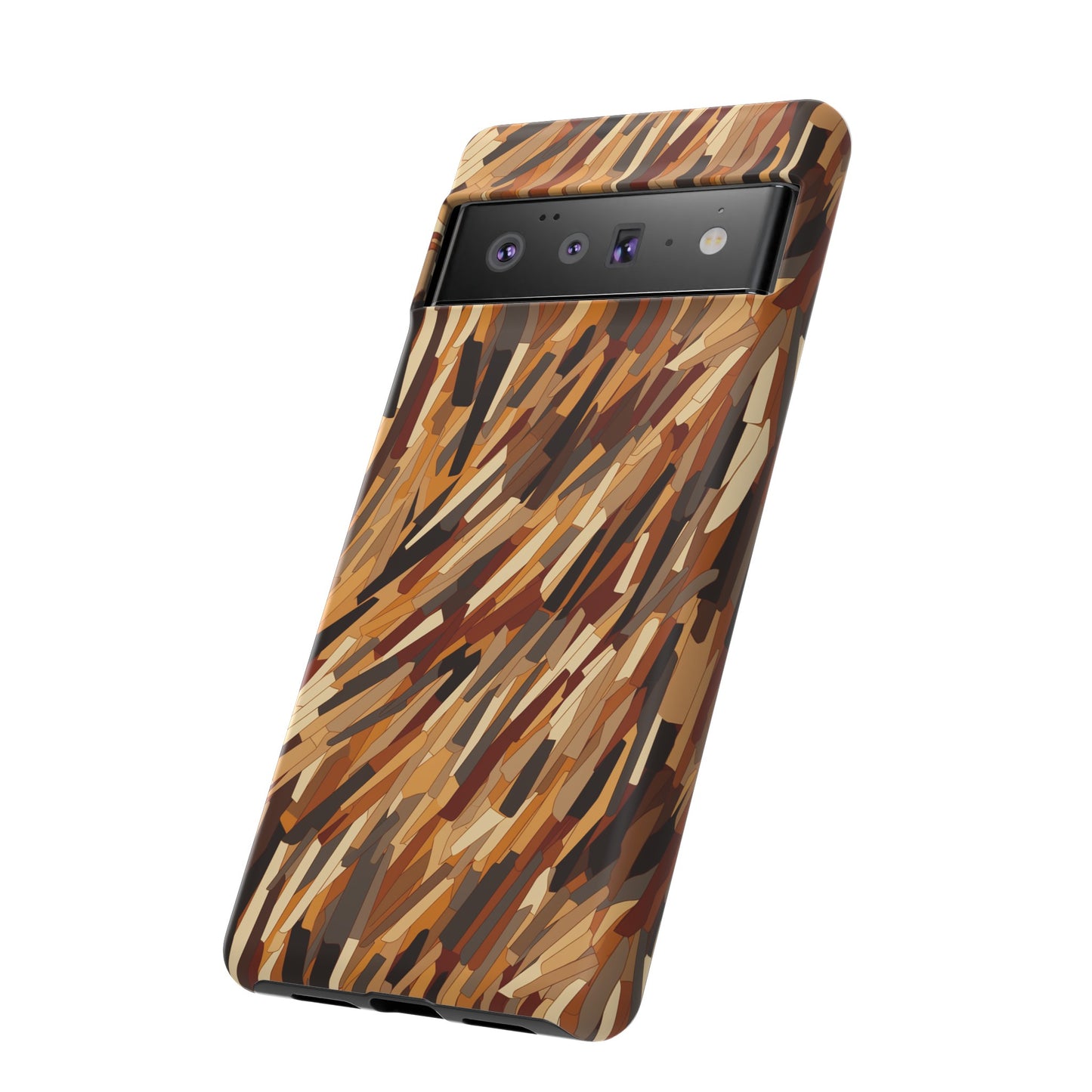 Fragmented Forest: Autumn's Abstract Palette Tough Phone Case