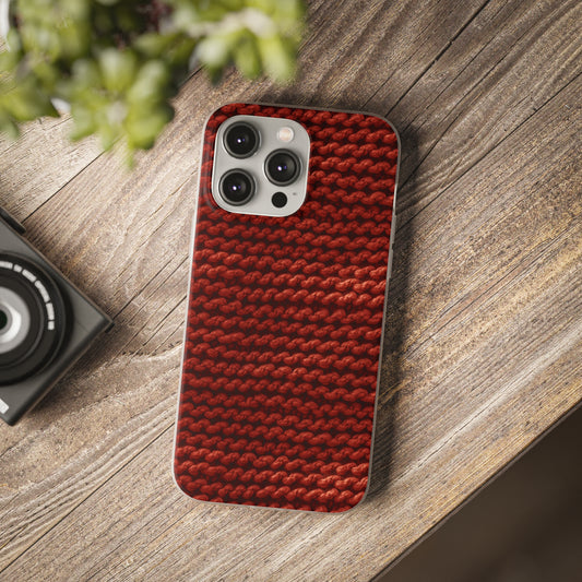 Autumn Yarn Chronicles - Warmth and Tradition in a Flexible Phone Case