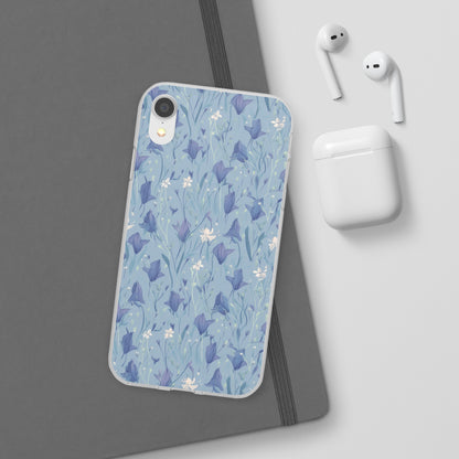 Enchanting Bluebell Harmony Phone Case - Captivating Floral Design - Spring Collection - Flexi Cases Phone Case Pattern Symphony iPhone XR with gift packaging  