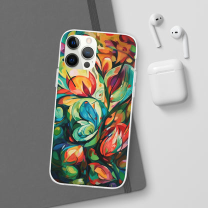 Spring Flourish Phone Case - Artistic Floral Elegance - Spring Collection - Flexi Cases Phone Case Pattern Symphony iPhone 12 Pro  