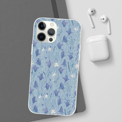 Enchanting Bluebell Harmony Phone Case - Captivating Floral Design - Spring Collection - Flexi Cases Phone Case Pattern Symphony iPhone 12 Pro Max with gift packaging  