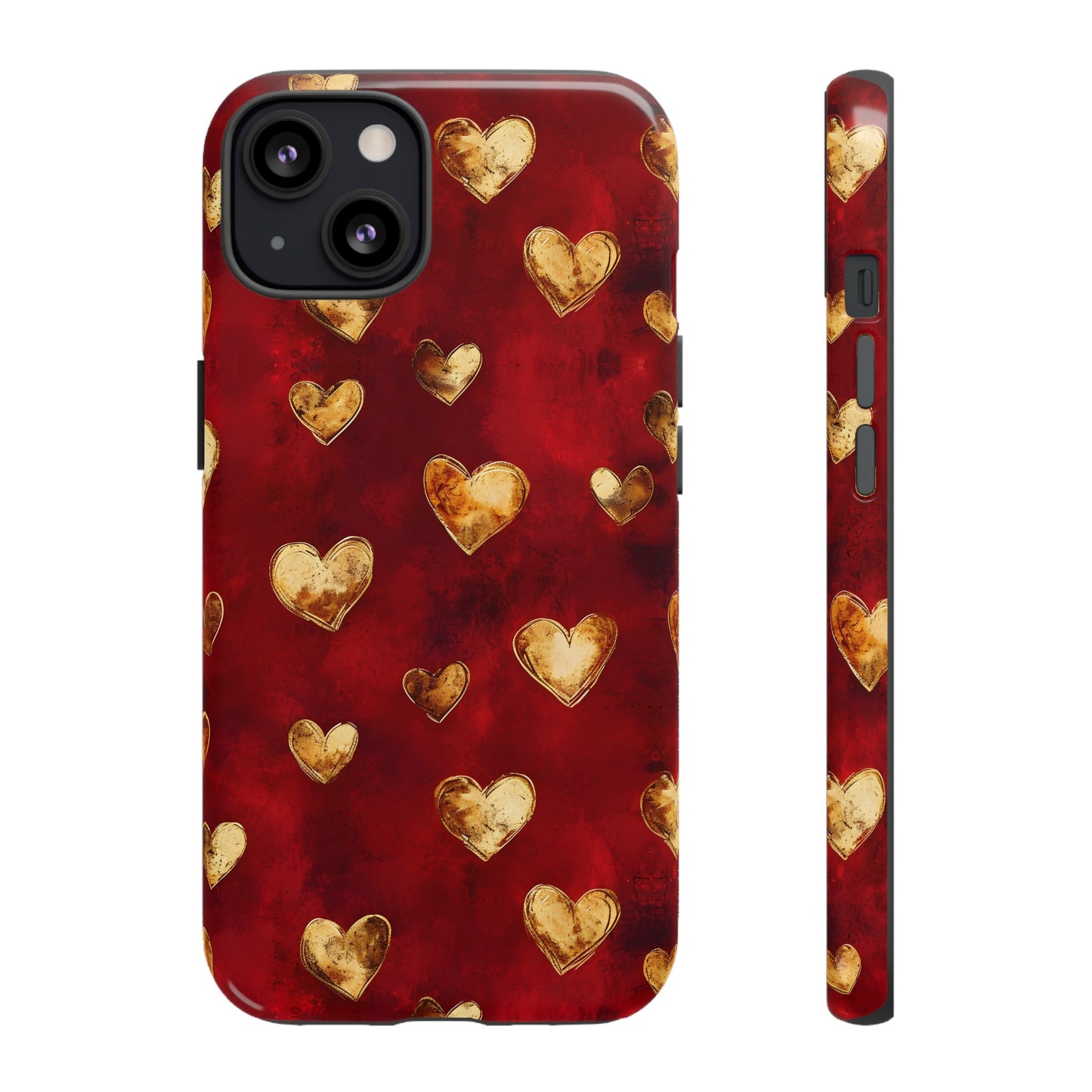 Midas Touch: Gilded Hearts - Phone Case