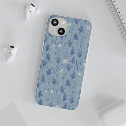 Enchanting Bluebell Harmony Phone Case - Captivating Floral Design - Spring Collection - Flexi Cases Phone Case Pattern Symphony iPhone 13  