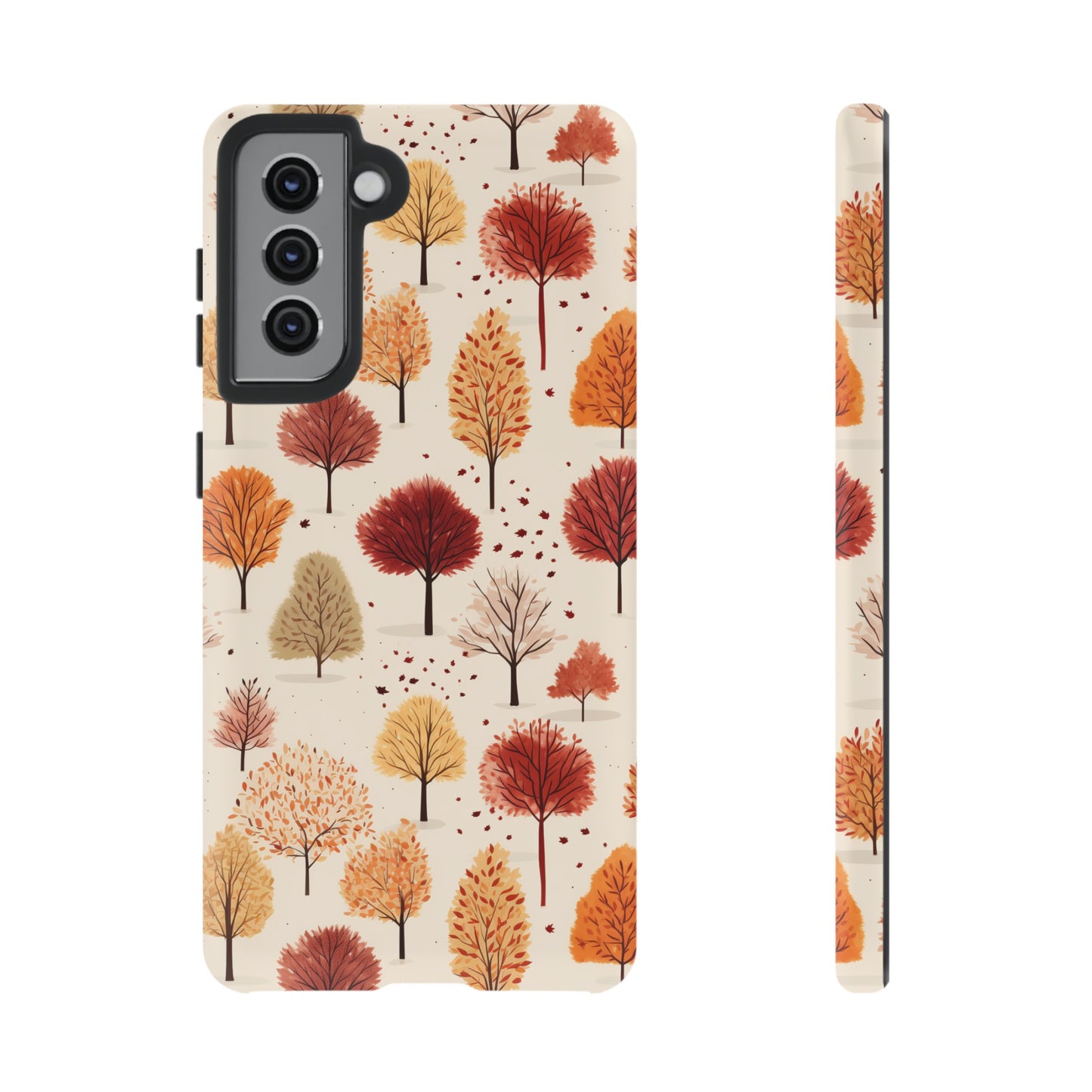 Gradient Grove: Autumn's Diverse Palette - Tough Phone Case