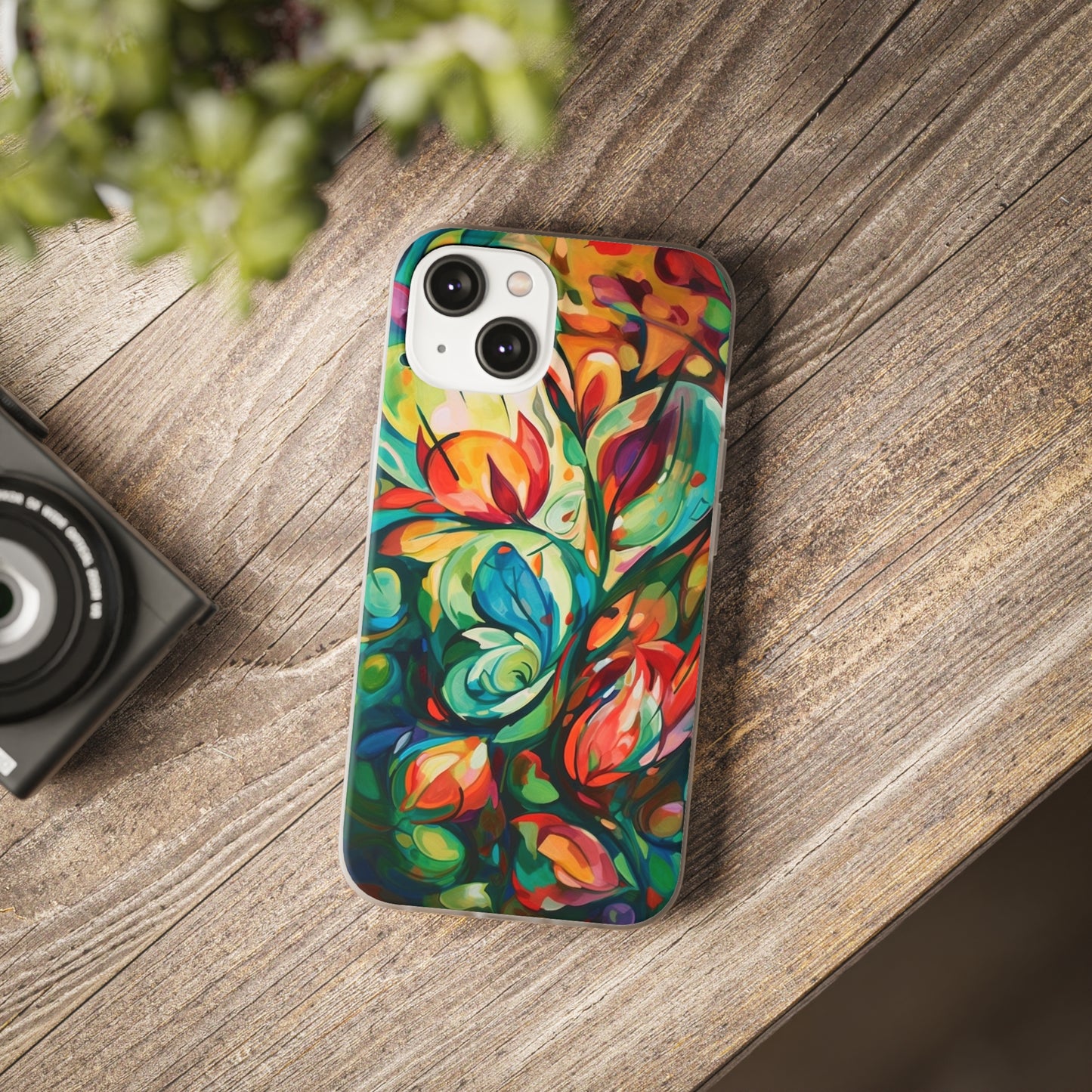 Spring Flourish Phone Case - Artistic Floral Elegance - Spring Collection - Flexi Cases Phone Case Pattern Symphony iPhone 14  