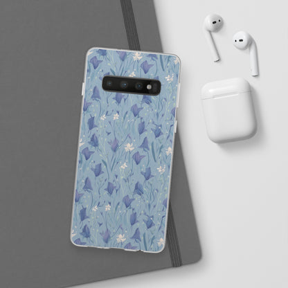 Enchanting Bluebell Harmony Phone Case - Captivating Floral Design - Spring Collection - Flexi Cases Phone Case Pattern Symphony Samsung Galaxy S10 with gift packaging  