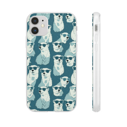 Chillin' Polar Bears Flexible Phone Case