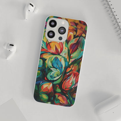 Spring Flourish Phone Case - Artistic Floral Elegance - Spring Collection - Flexi Cases Phone Case Pattern Symphony iPhone 13 Pro  