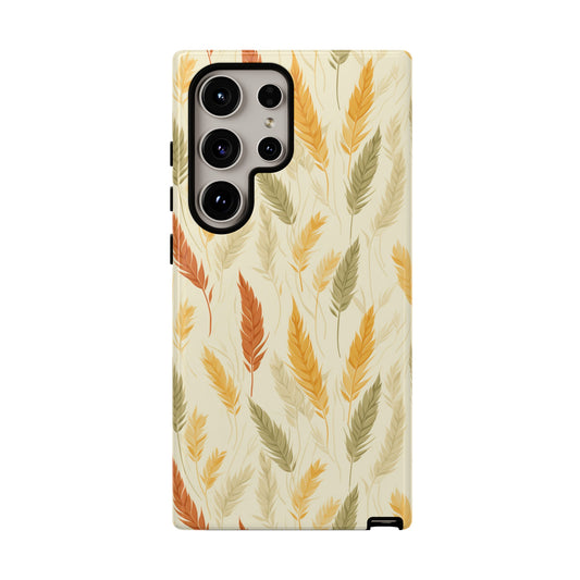 Feather-Woven Wheat Fields: A Naturecore Vision - Tough Phone Case