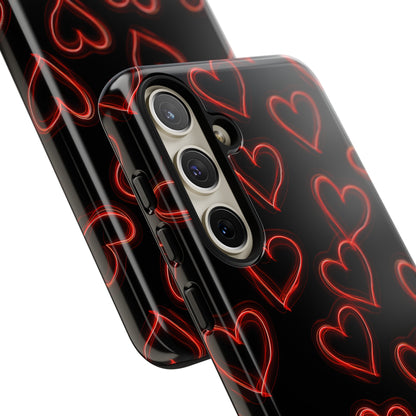 Neon Heartbeat - Phone Case