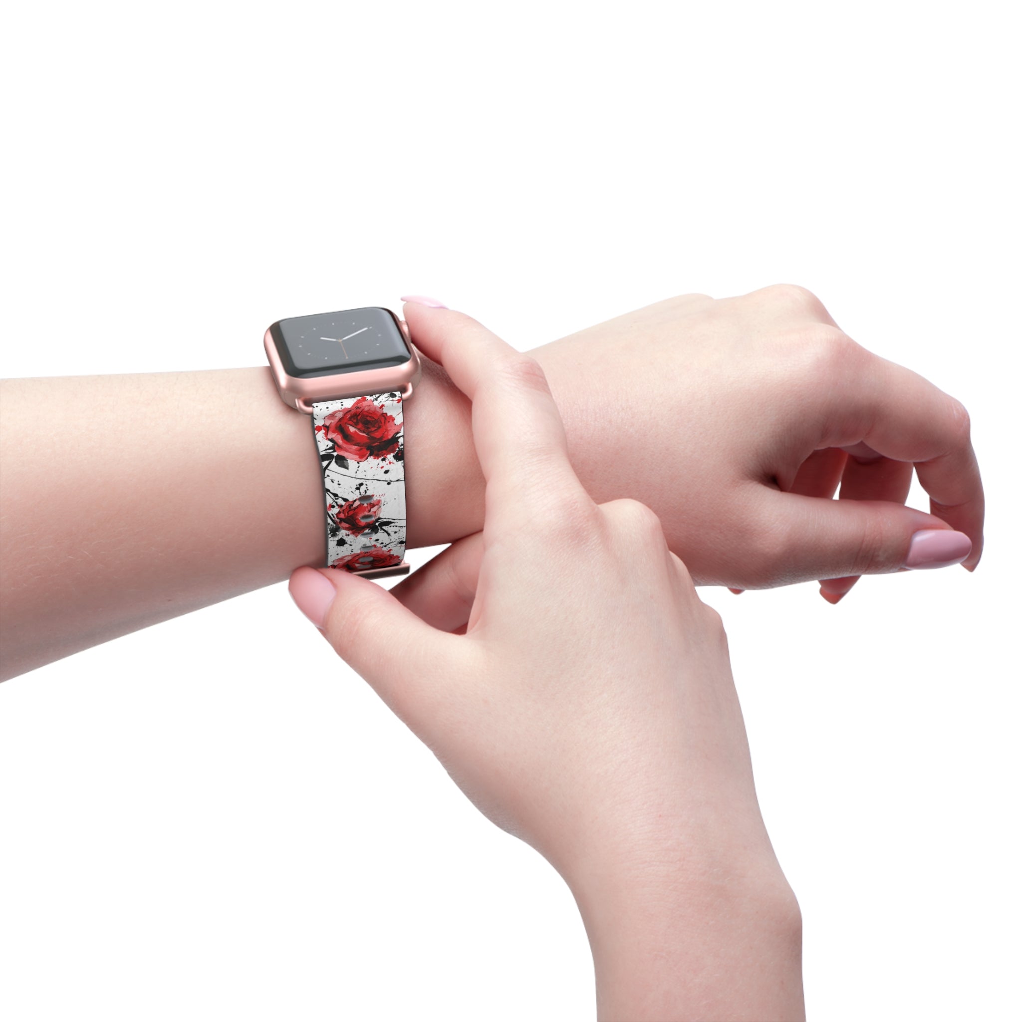 Thorny Embrace: Dark Valentine - Apple Watch Strap