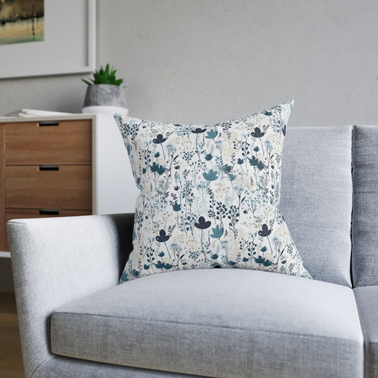 Blue Wildflower - Cushion Design For Sofa