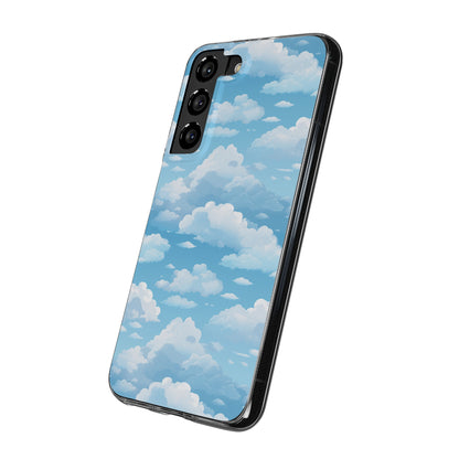 Boundless Azure Horizon - Calm Sky Design Soft Phone Case for IPhone, Samsung, and Google Pixel Phone Case Pattern Symphony Samsung Galaxy S22 Transparent 