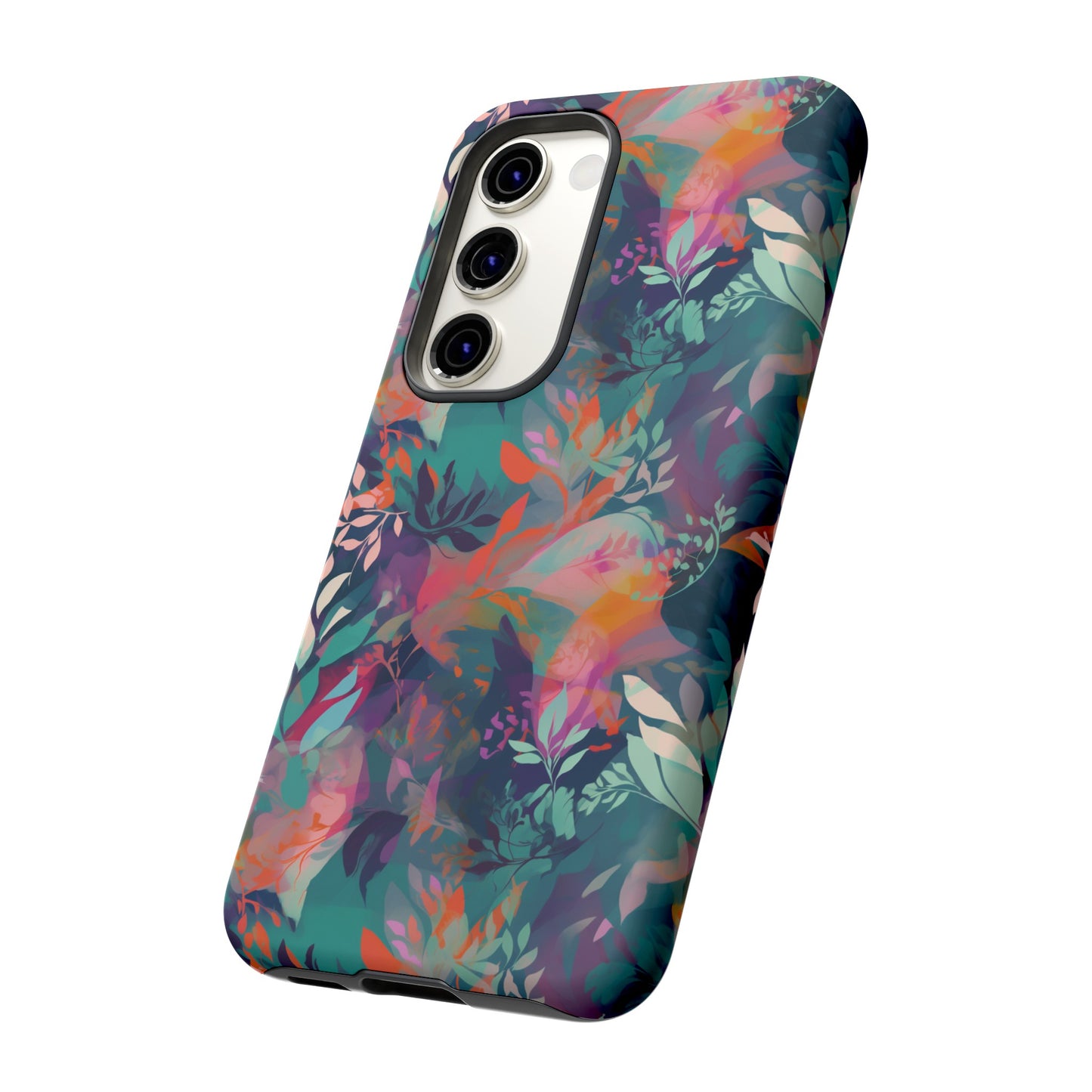 Botanical Bliss - Stylized Abstract Flower Design Tough Phone Case