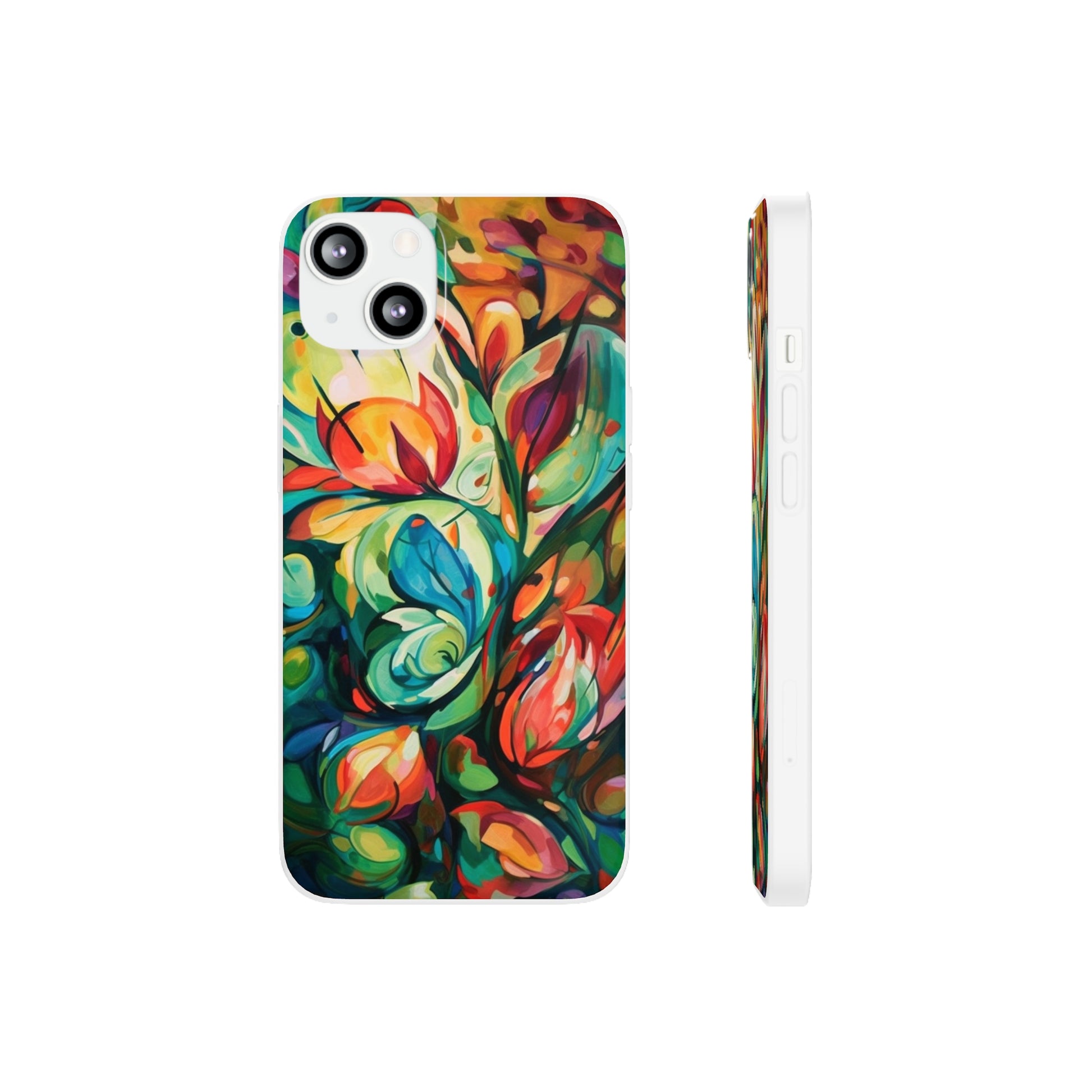 Spring Flourish Phone Case - Artistic Floral Elegance - Spring Collection - Flexi Cases Phone Case Pattern Symphony   