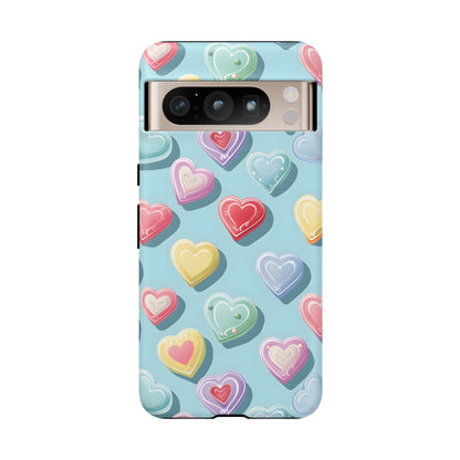 Candy Hearts - Phone Case