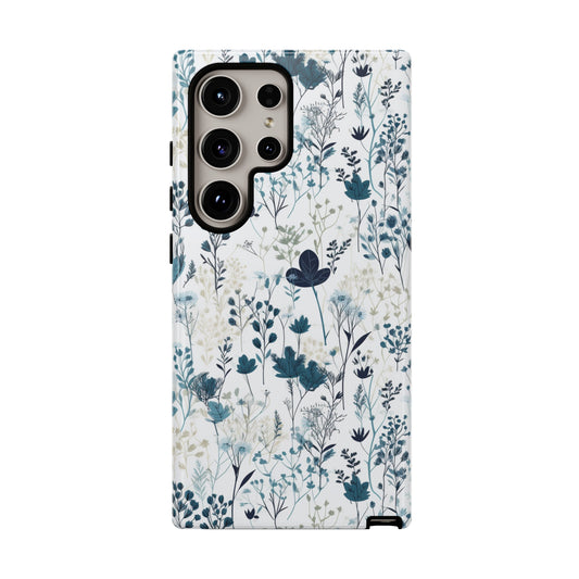 Serene Blue Wildflower - Phone Case