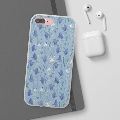Enchanting Bluebell Harmony Phone Case - Captivating Floral Design - Spring Collection - Flexi Cases Phone Case Pattern Symphony iPhone 7 Plus with gift packaging  