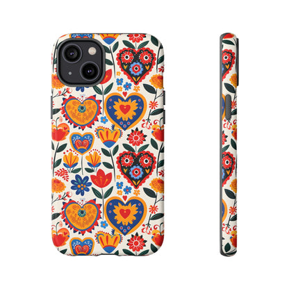 Whimsical Hearts - Phone Case
