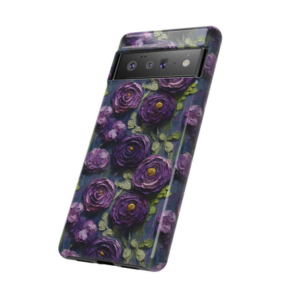 Royal Purple Rosettes - Phone Case
