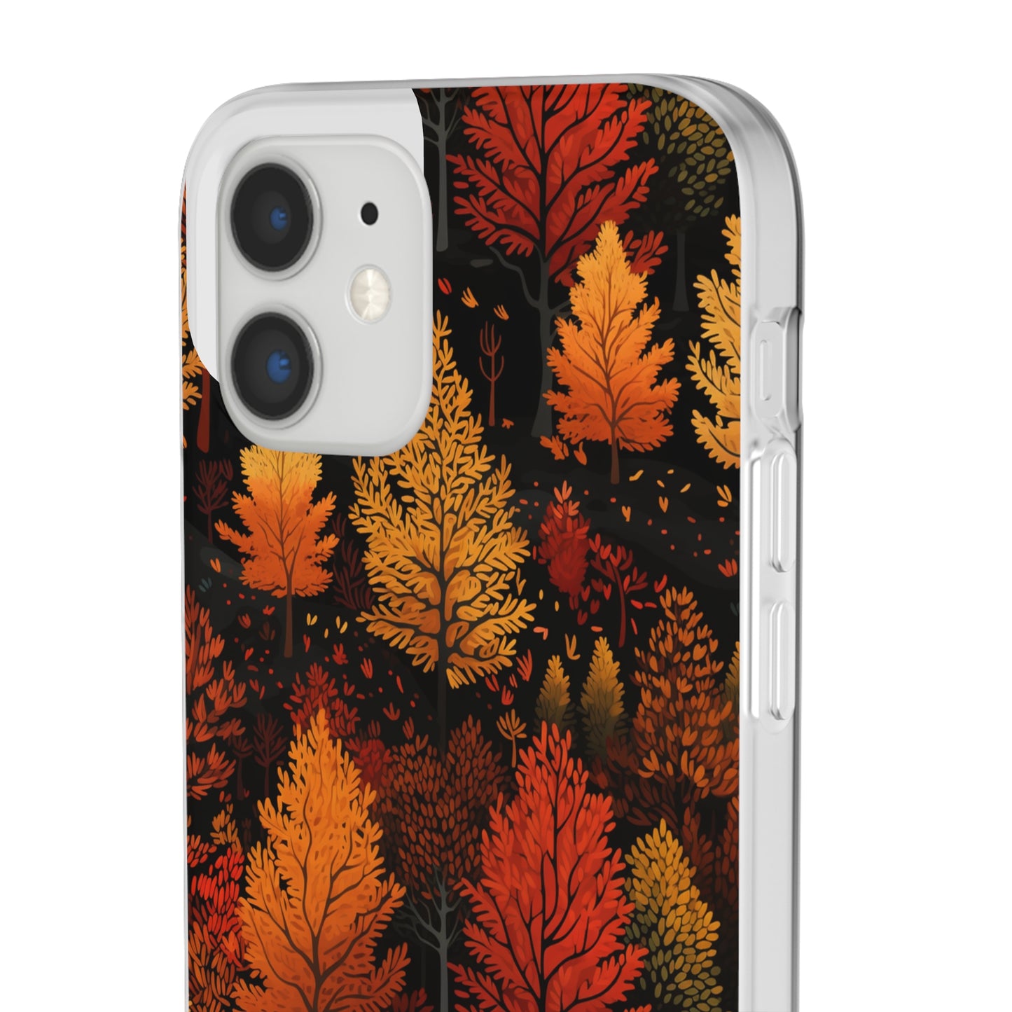 Bronzed Forest: A Chromatic Landscape - Flexible Phone Case