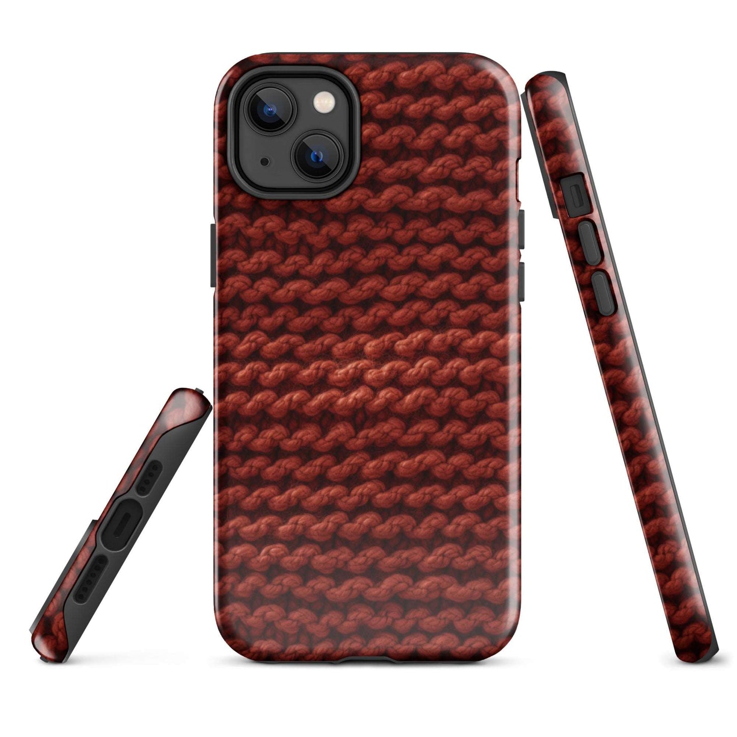 Autumn Yarn Chronicles - Warmth and Tradition iPhone Case - Pattern Symphony