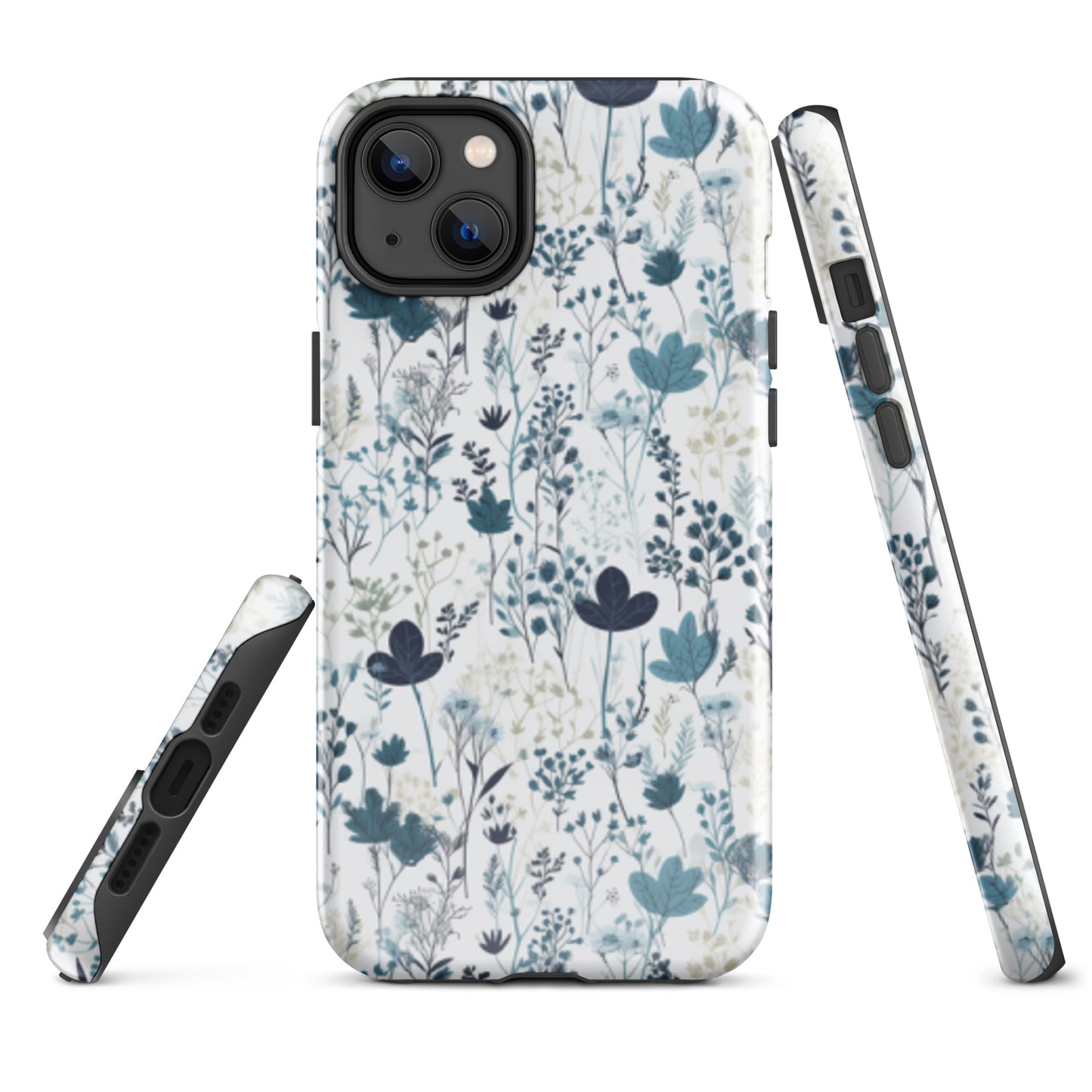 Serene Blue Wildflower - iPhone Case