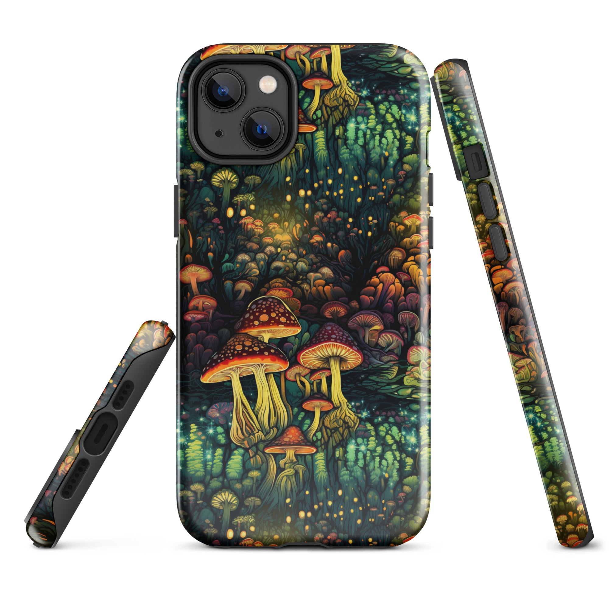 Neon Hallucinations - An Illuminated Autumn Spectacle - iPhone Case