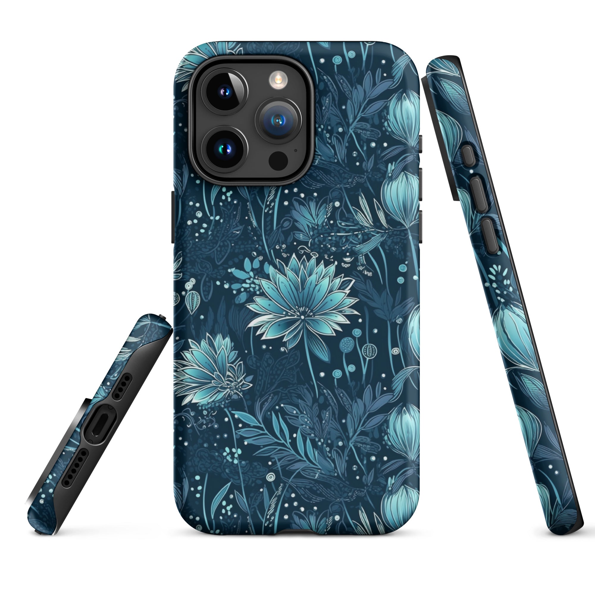 Metallic Blue Scilla - Shimmering Spring - iPhone Case