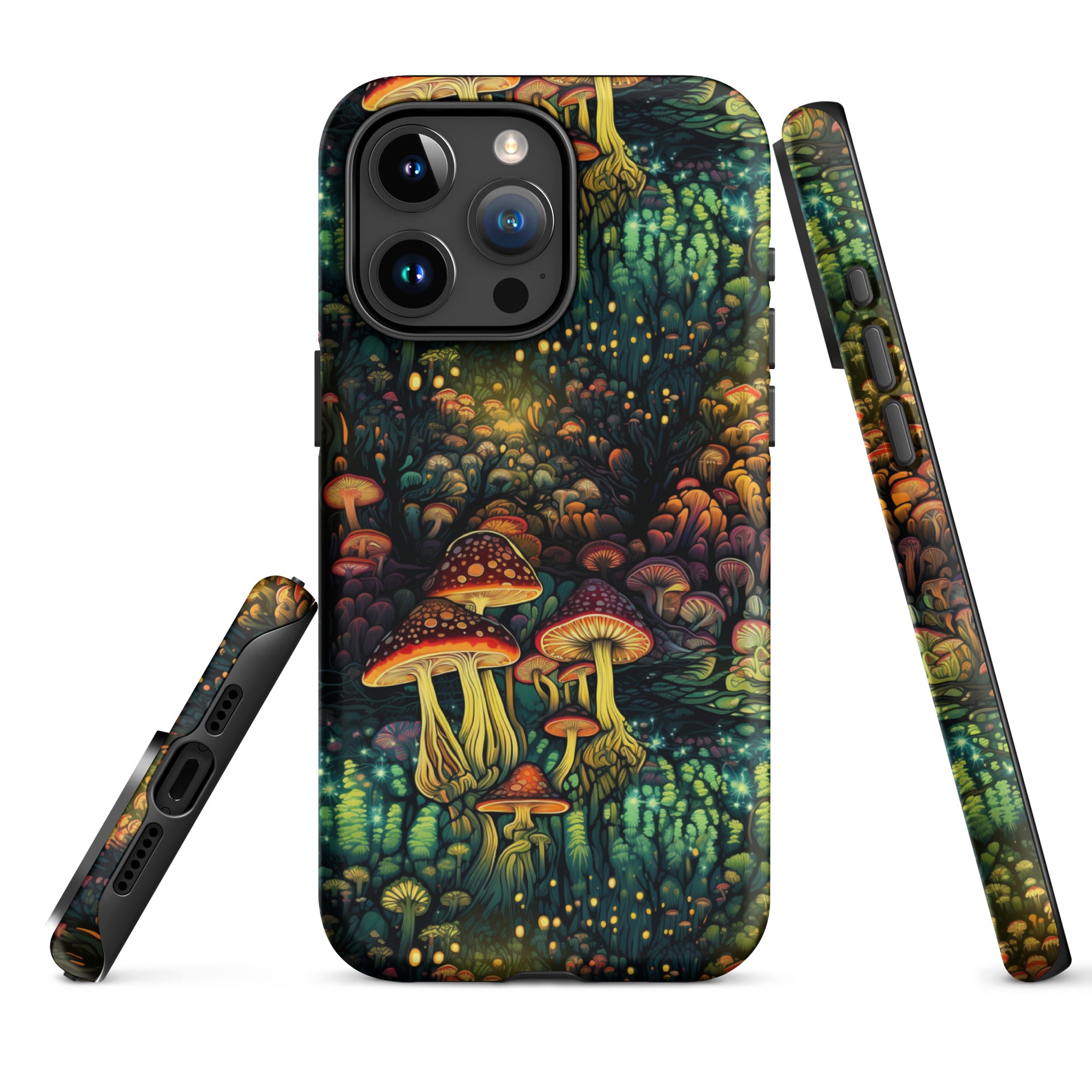 Neon Hallucinations - An Illuminated Autumn Spectacle - iPhone Case