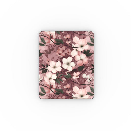 Sparse Dogwood Blossoms - Elegant Florals - iPad Case