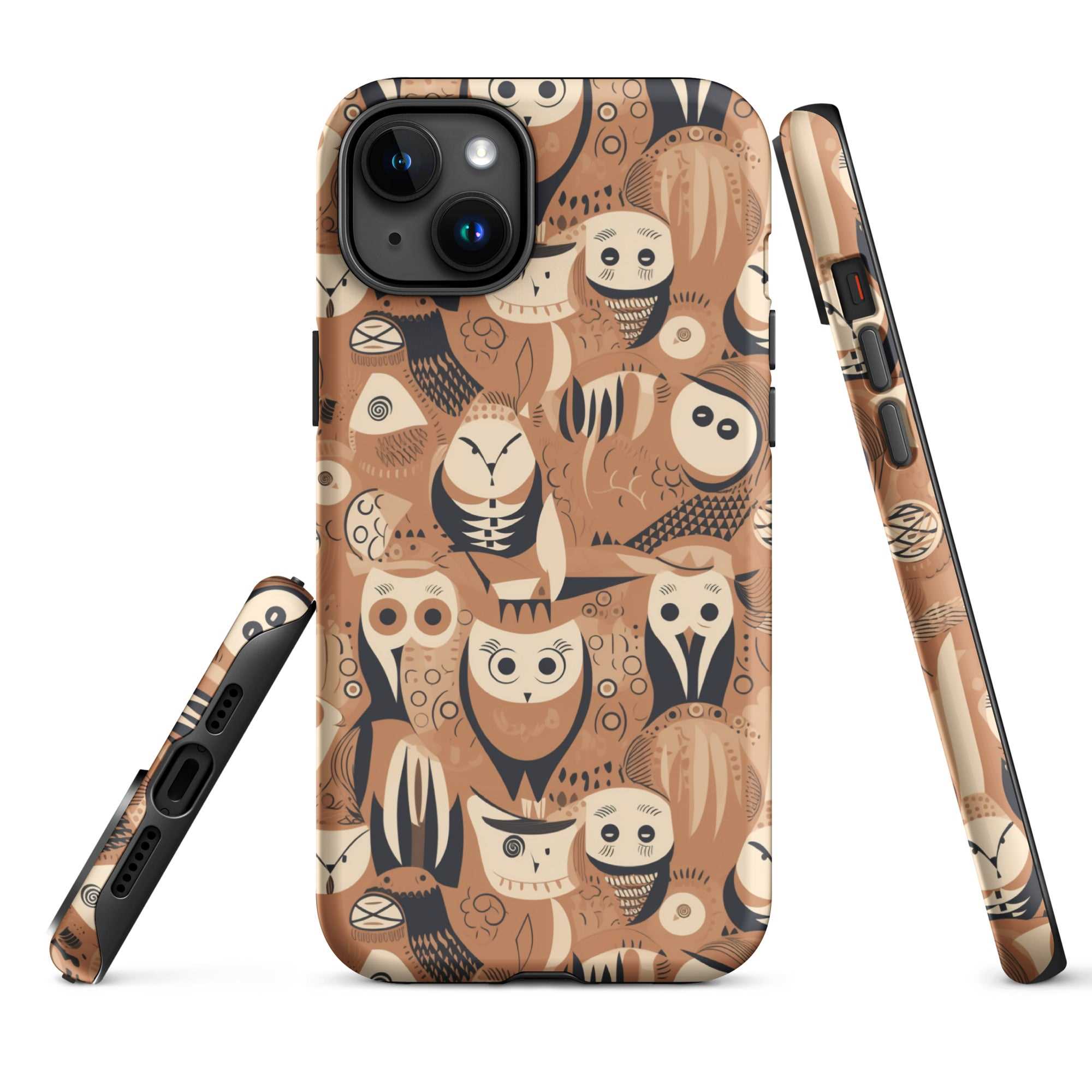Abstract Owl - Harmony - iPhone Case - Pattern Symphony