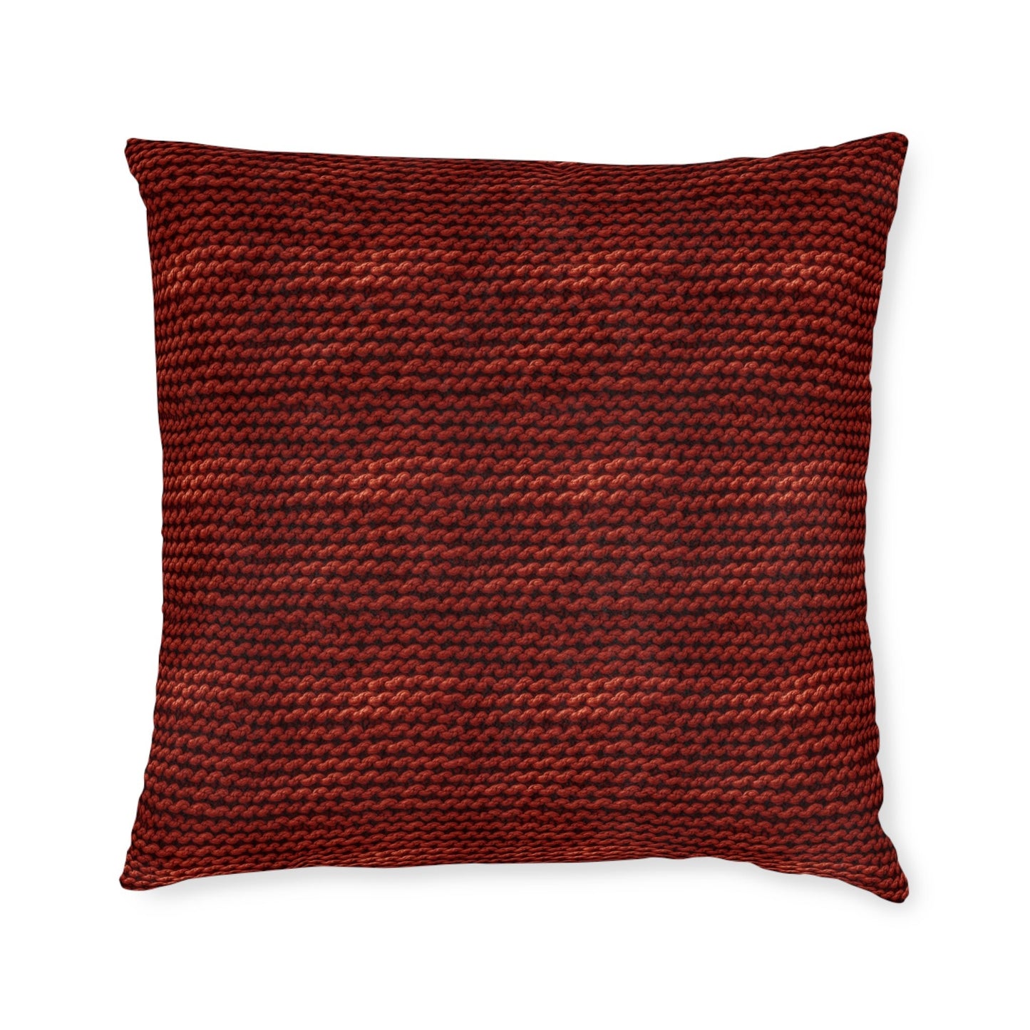 Autumn Yarn Chronicles: Warmth and Tradition - Square Pillow - Pattern Symphony