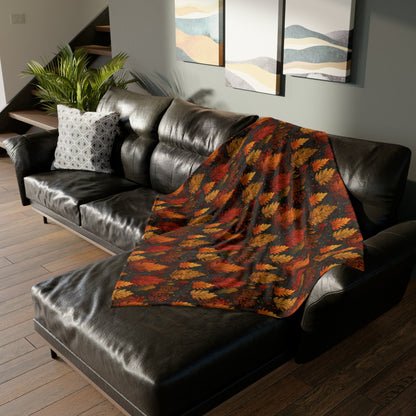 Bronzed Forest: A Chromatic Landscape - The Ideal Throw for Sofas - Pattern Symphony