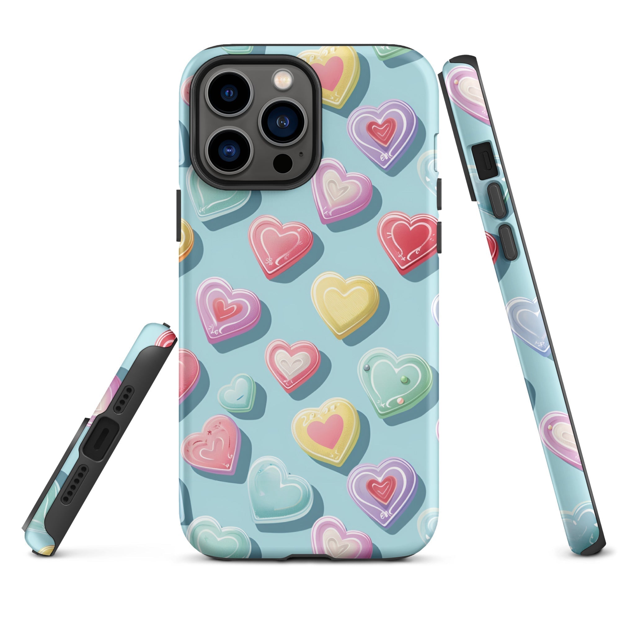 Candy Hearts: Cupid's Canvas - iPhone Case - Pattern Symphony