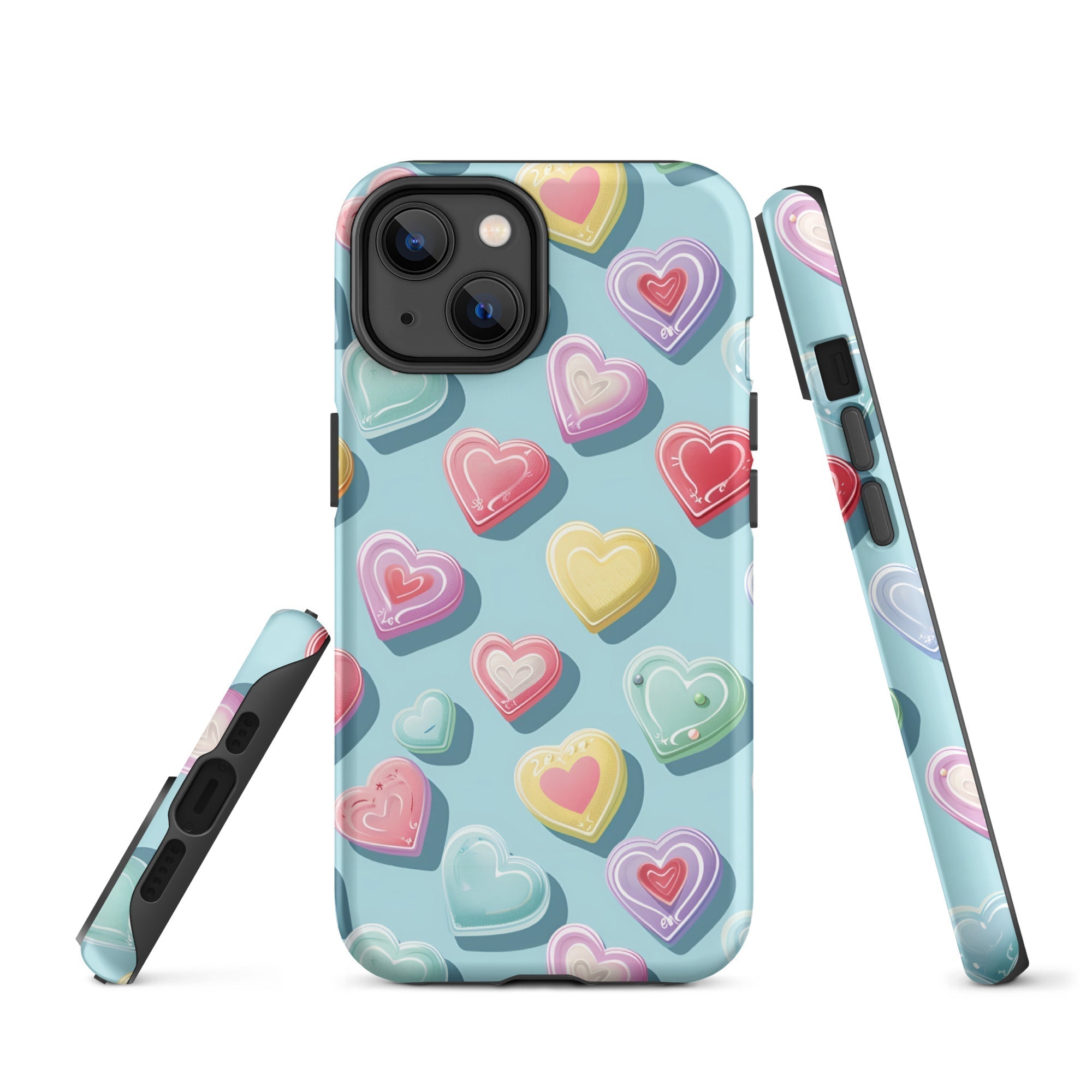 Candy Hearts: Cupid's Canvas - iPhone Case - Pattern Symphony