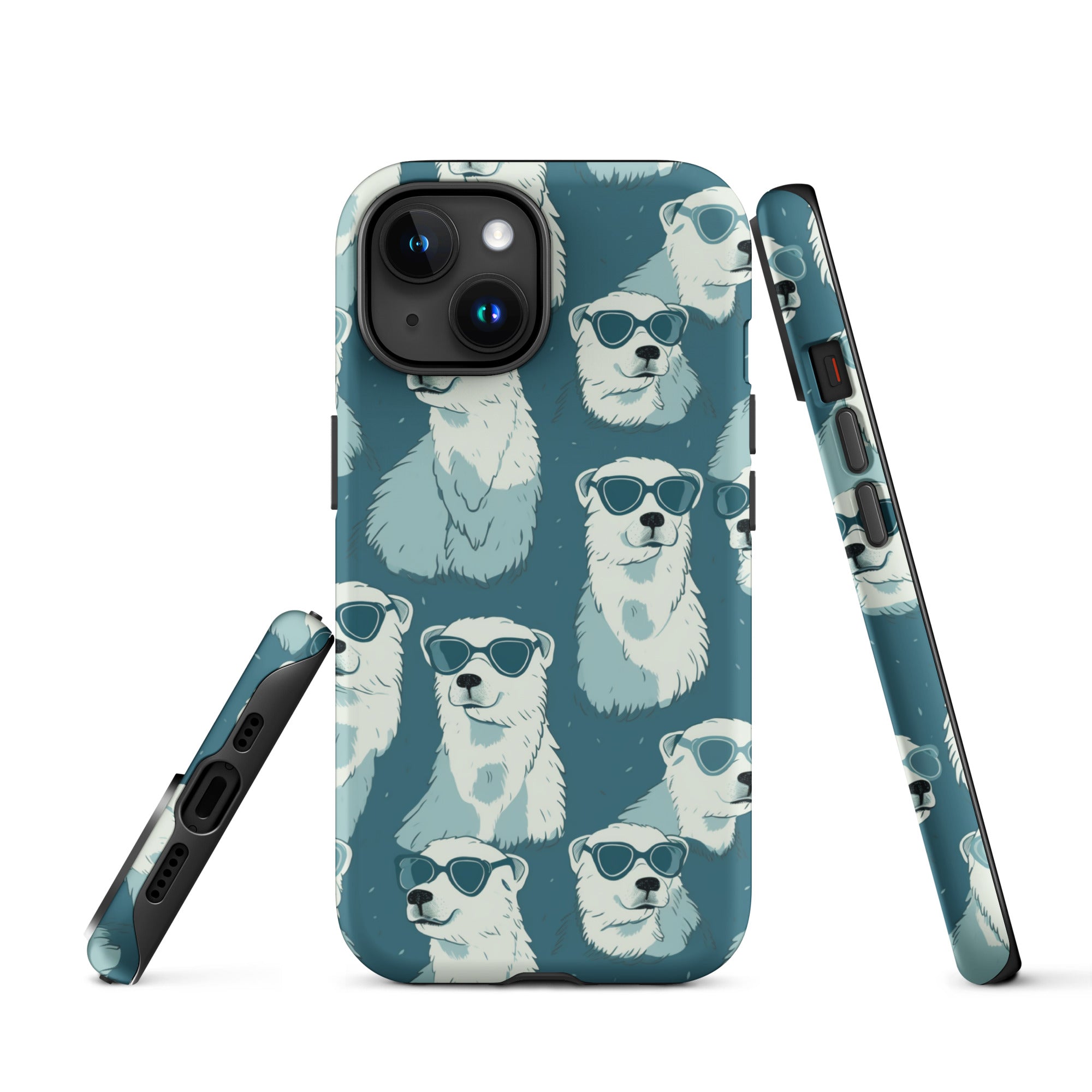Chillin' Polar Bears - Cool Shades Design - iPhone Case - Pattern Symphony