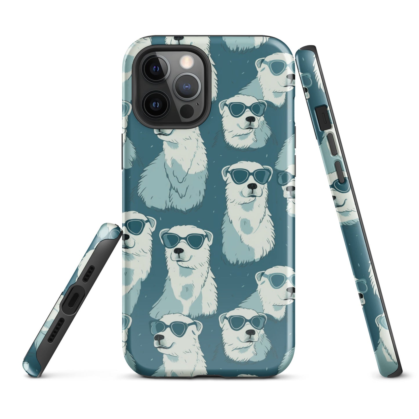 Chillin' Polar Bears - Cool Shades Design - iPhone Case - Pattern Symphony