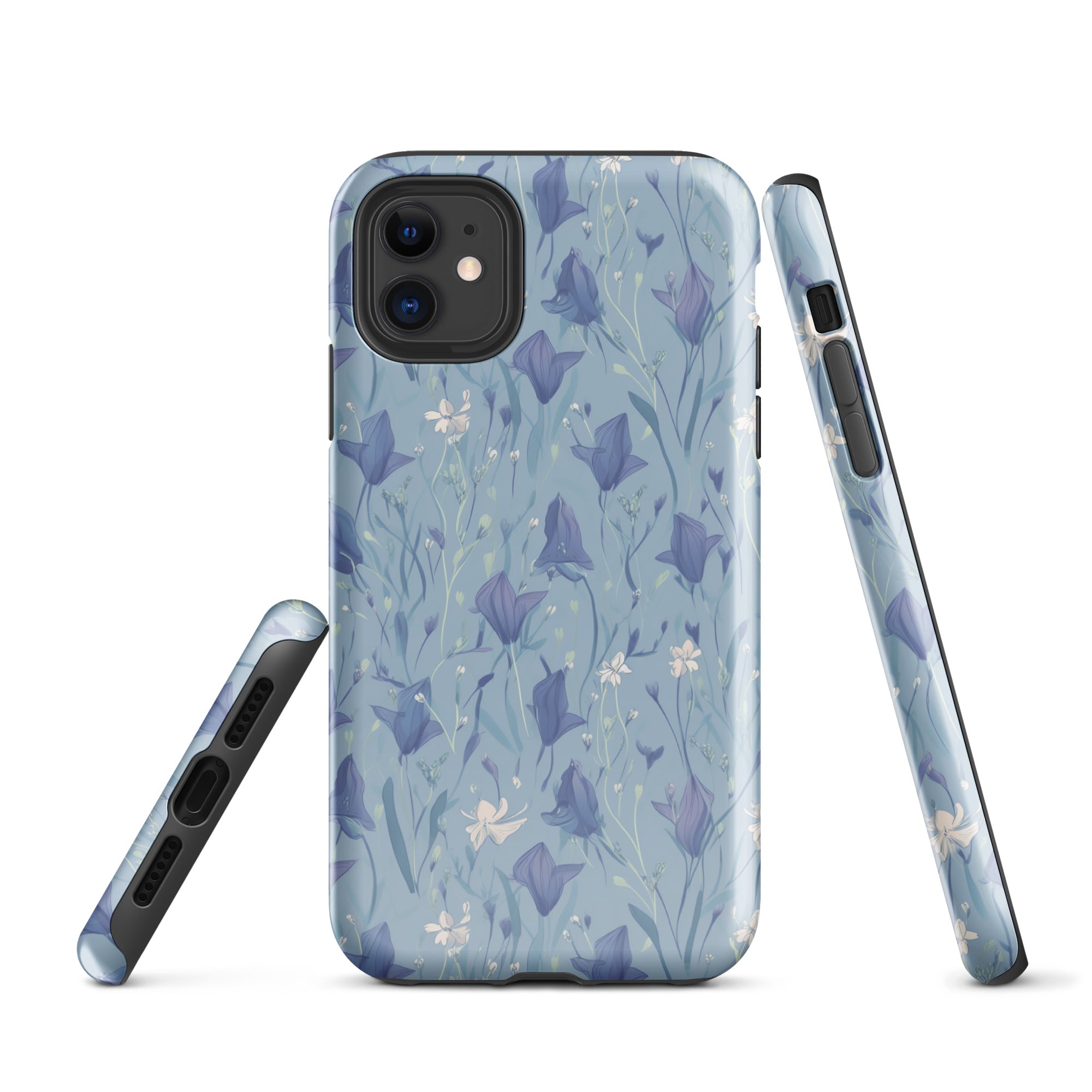 Enchanting Bluebell Harmony - iPhone Case - Pattern Symphony