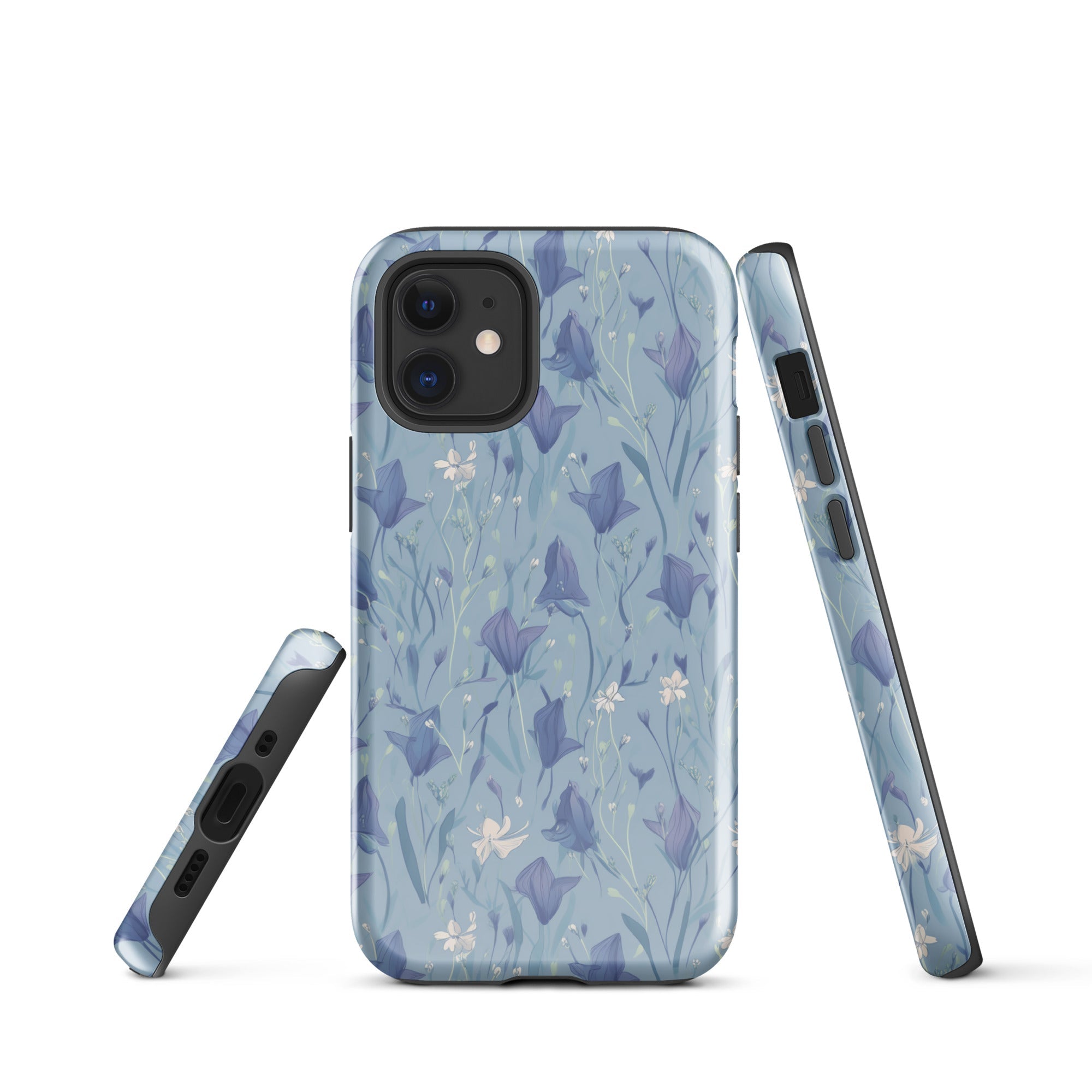 Enchanting Bluebell Harmony - iPhone Case - Pattern Symphony