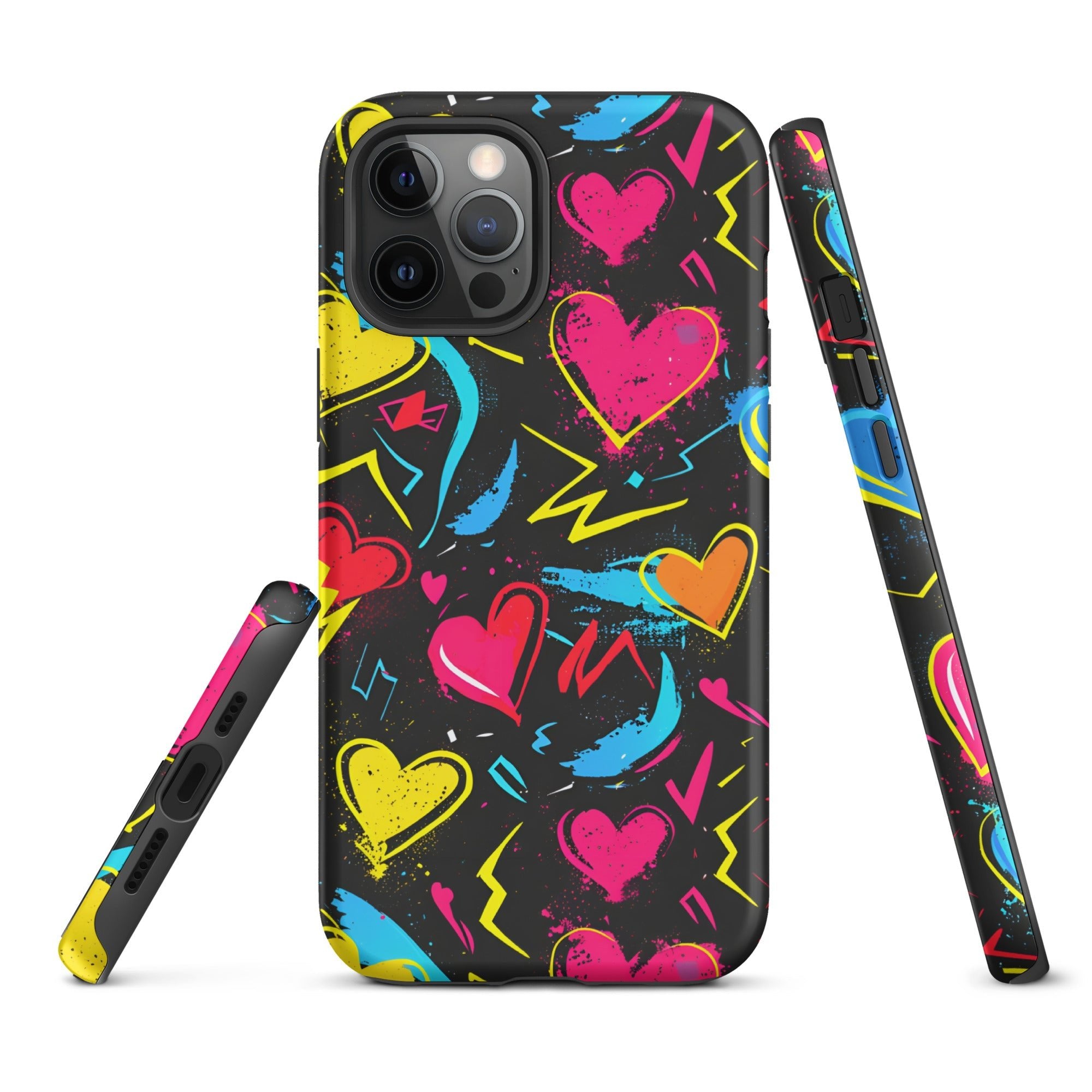 Flashback Affection: Love in Technicolour - iPhone Case - Pattern Symphony