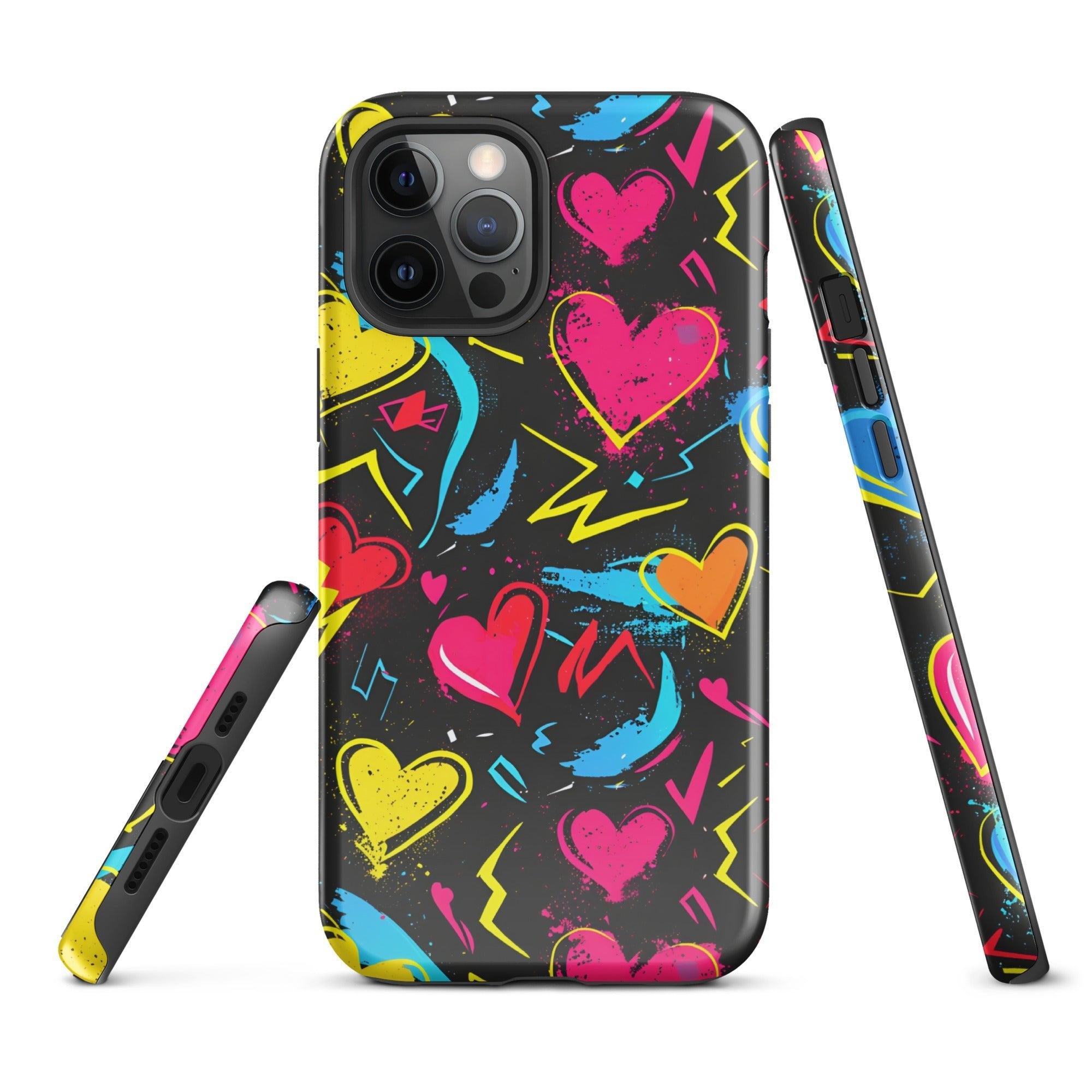 Flashback Affection: Love in Technicolour - iPhone Case - Pattern Symphony