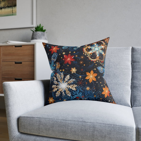 Frost Mural - Celestial Swirl - Sofa and Chair Cushion - Pattern Symphony