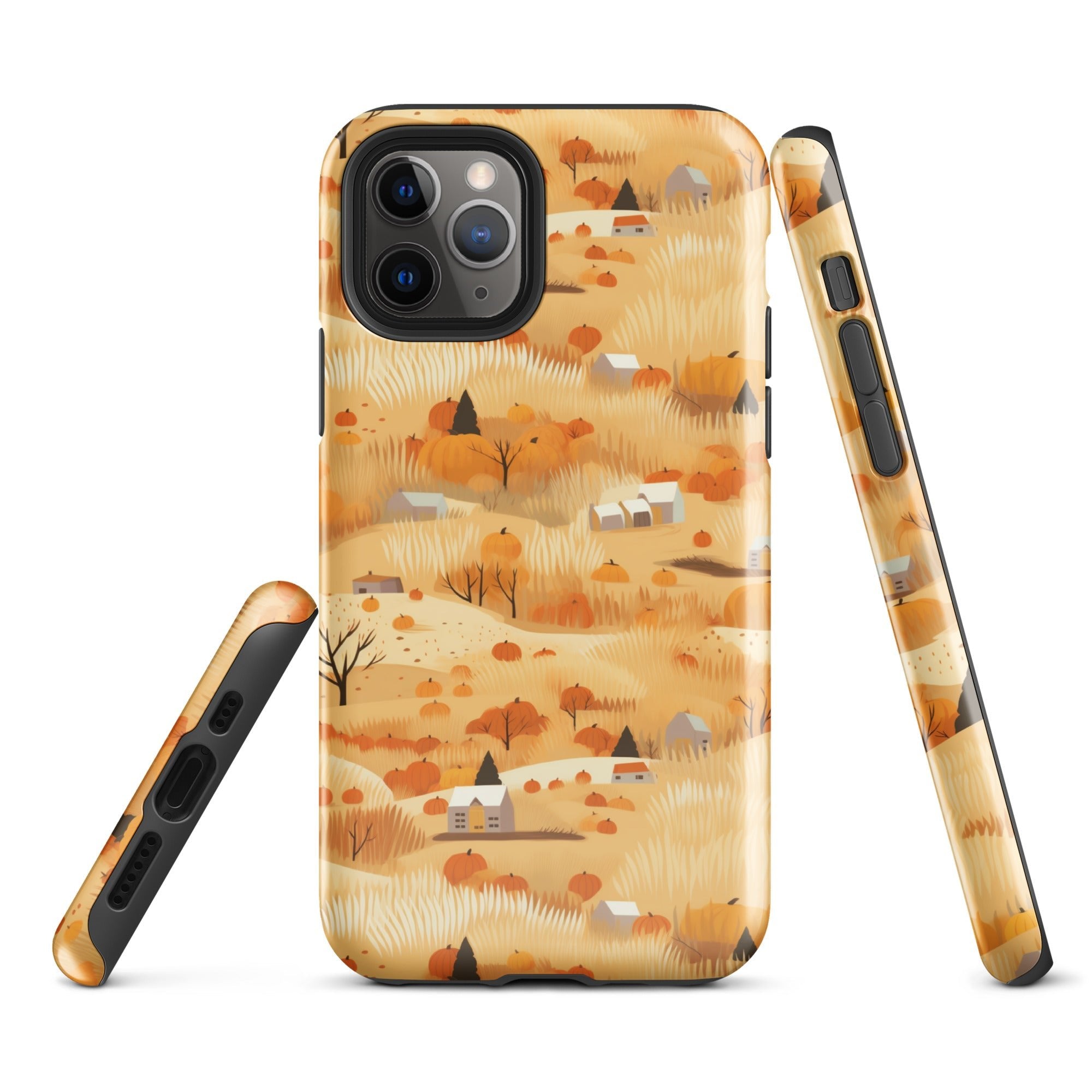 Harvest Homestead - Whimsical Autumn Villages - iPhone Case - Pattern Symphony
